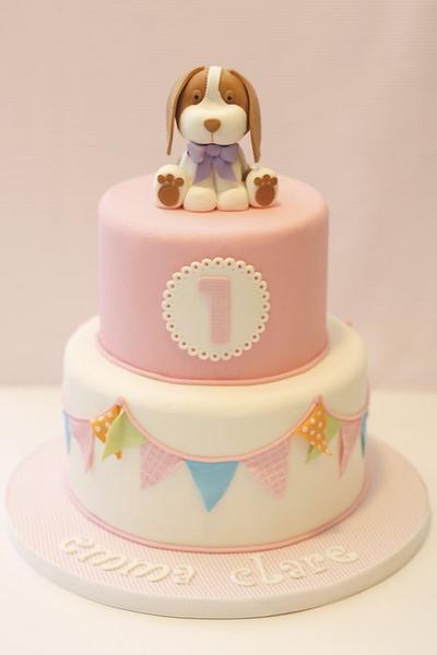 Puppy Love - Cake by Sweet Pea Tailored Confections