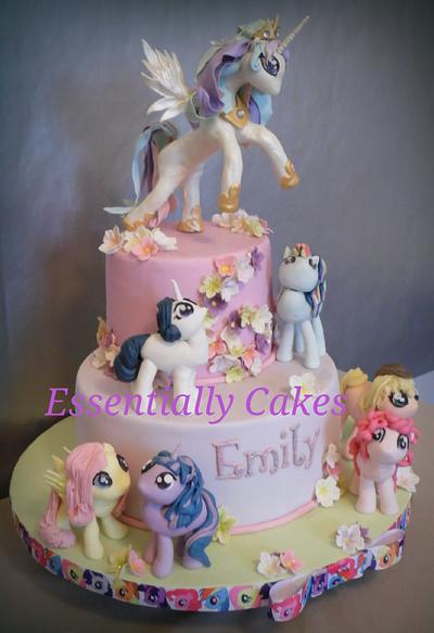 My Little Pony-Princess Celestia - Cake by Essentially Cakes