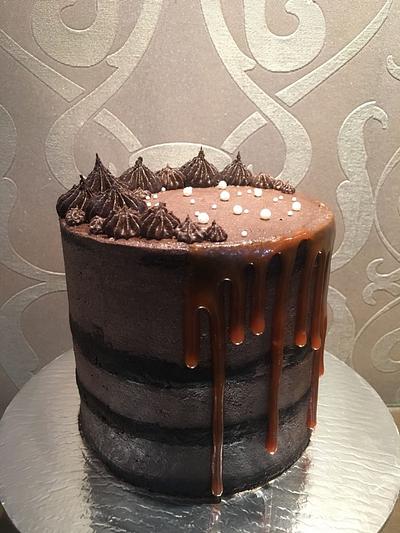 Chocolate and salted caramel  - Cake by Shris12