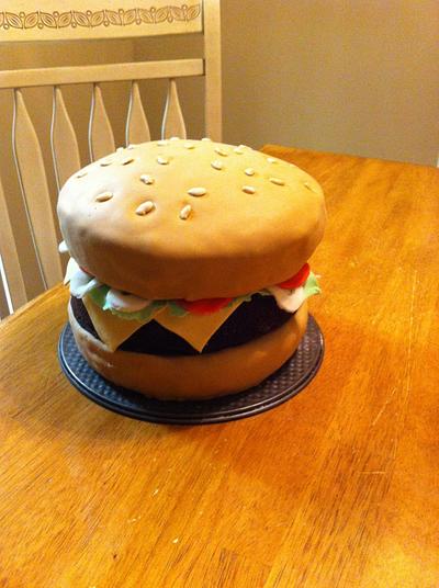 Cheeseburger cake - Cake by Lori