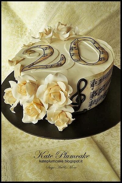 Music cake - Cake by Kate Plumcake