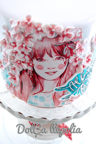 Alba ninth birthday cake - Cake by PALOMA SEMPERE GRAS
