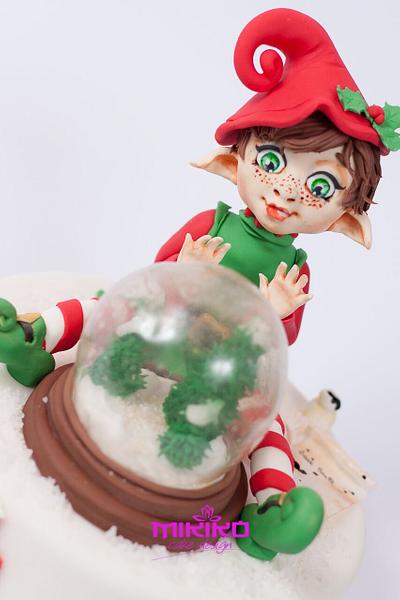Christmas Elf  - Cake by Michela Mikiko 