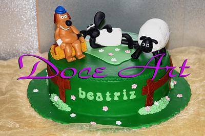 Shaun sheep Cake - Cake by Magda Martins - Doce Art