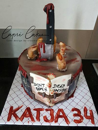 The Walking Dead Cake - Cake by Claudia Kapers Capri Cakes