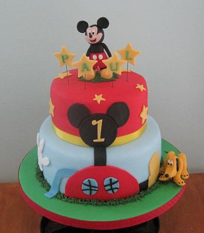 Mickey Mouse clubhouse - Cake by Katy Pearce 