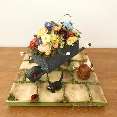 Wheelbarrow Cake - Cake by AlphacakesbyLoan 