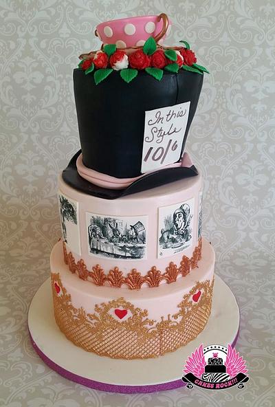 Vintage Elegant Alice in Wonderland - Cake by Cakes ROCK!!!  