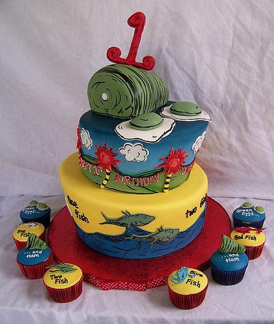 Dr. Seuss - Cake by TrulyCustom