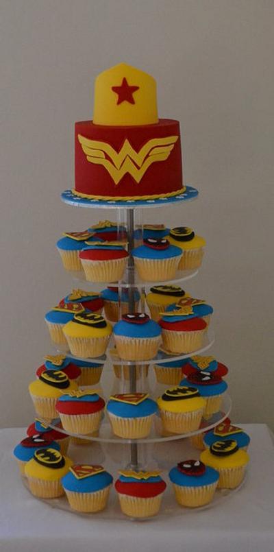super heroes cake - Cake by Sue Ghabach
