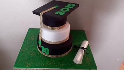 Grad Time - Cake by Caking Around Bake Shop