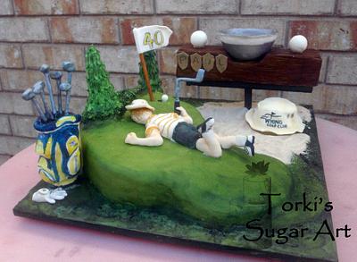Paul's Golf Cake - Cake by Trudi