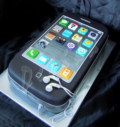 Mobile phone - Cake by Derika