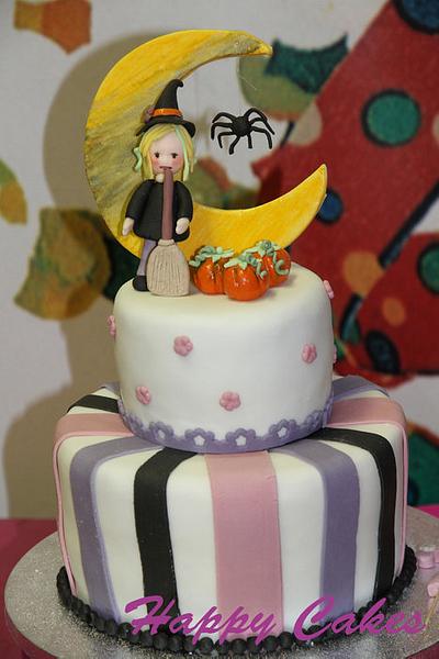 The cake for my little witch Lucrezia - Cake by Happy Cakes by Giovanna