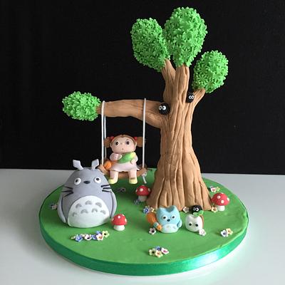 Totoro cake - Cake by R.W. Cakes