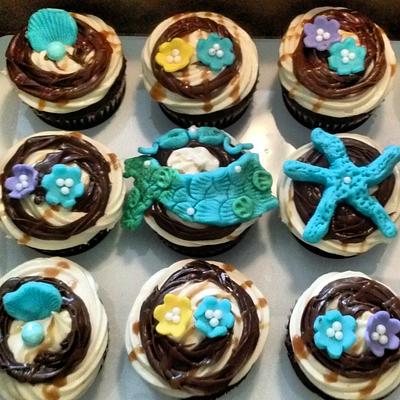 mermaid cupcakes - Cake by Paddy Cakes Gluten Free Bakery
