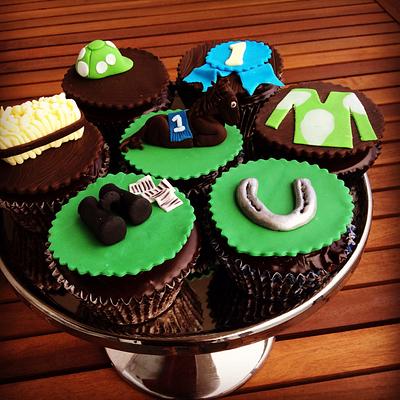 Melbourne Cup cupcakes - Cake by Kelly