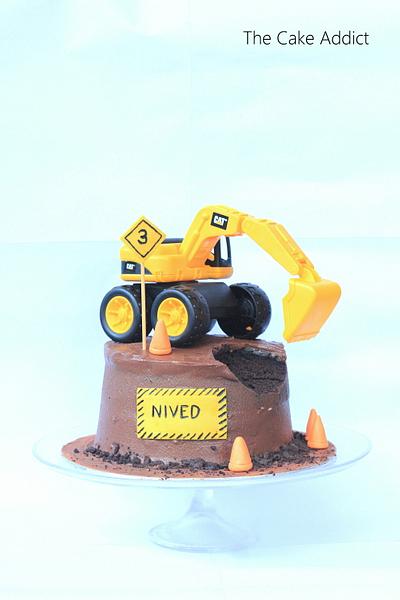 Construction cake for my 3 Year old.... - Cake by Sreeja -The Cake Addict