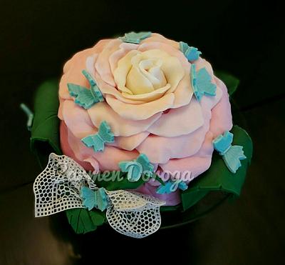 Rose cake - Cake by Carmen Doroga
