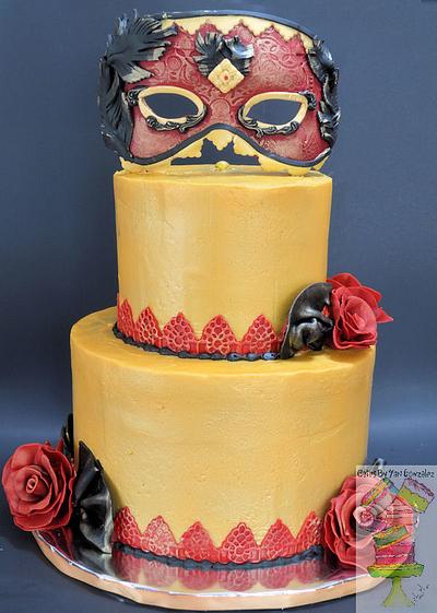 Masquerade Cake - Cake by Yari 