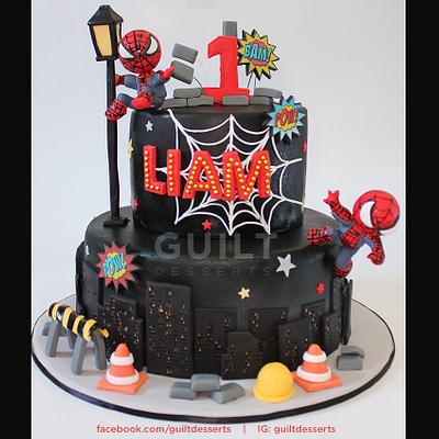 Spiderman! - Cake by Guilt Desserts