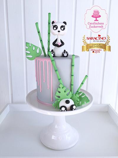 🐼 Panda - Dripcake 🐼 - Cake by Carolinchens Zuckerwelt 