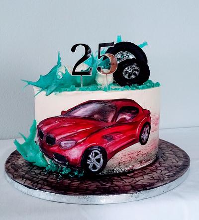 Red BMW - Cake by alenascakes