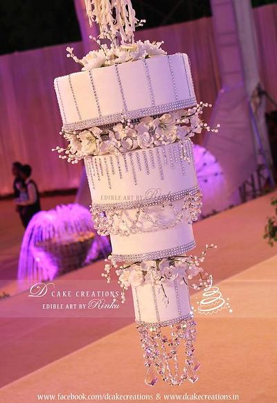 White Chandelier Cake - Cake by D Cake Creations®