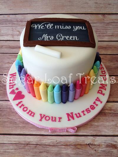 Thank you Mrs Green!  - Cake by SugarLoafTreats