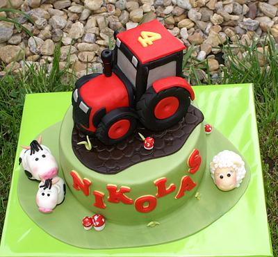 Tractor - Cake by Jana Hovorkova