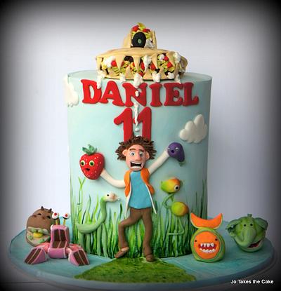 Cloudy with a chance of meatballs 2 - Cake by Jo Finlayson (Jo Takes the Cake)