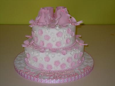 christening cake - Cake by rach7