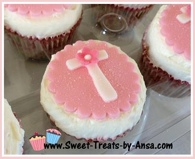 Christening cupcakes - Cake by Ansa