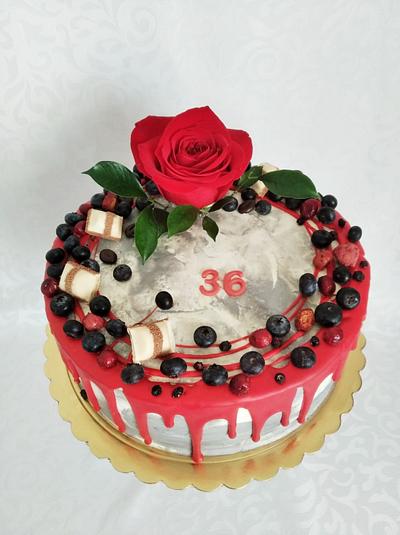Red chocolate cake - Cake by Vebi cakes