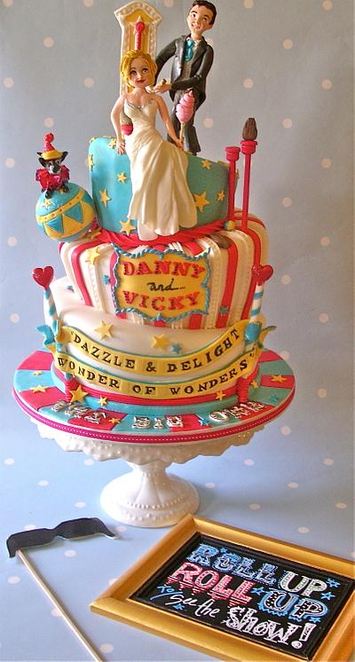 Carnival wedding cake - Cake by Lynette Horner