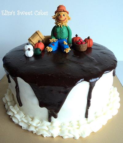Scarecrow cake - Cake by Elisa's Sweet Cakes