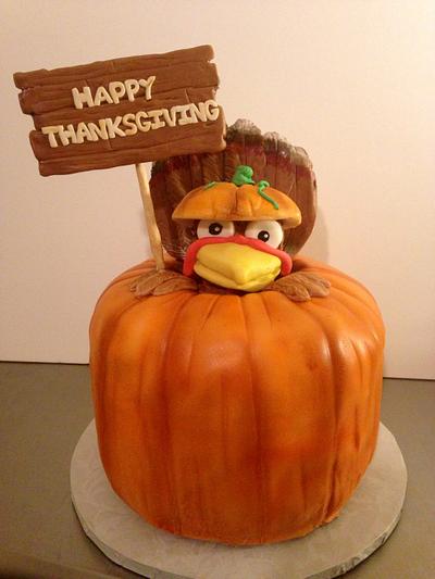 Turkey pumpkin - Cake by Cake Waco