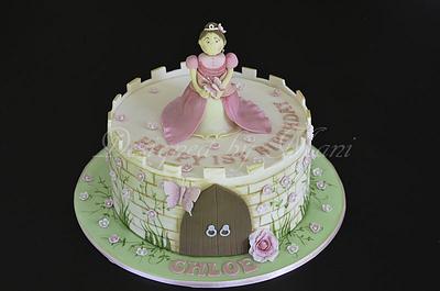princess &the  castle. - Cake by designed by mani