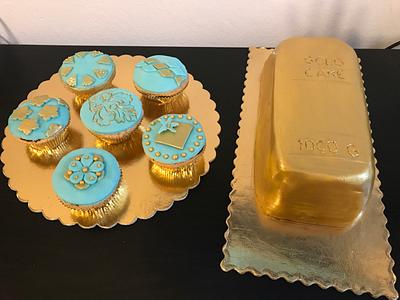 Gold cake - Cake by SLADKOSTI S RADOSTÍ - SLADKÝ DORT 