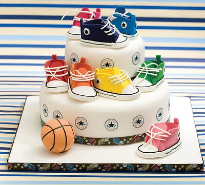 all stars shoes - Cake by Alessandra