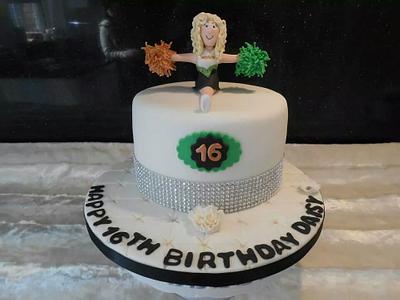 Cheerleader Cake - Cake by Dinkylicious Cakes