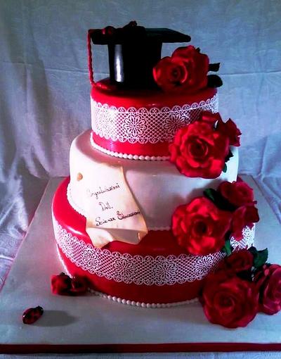 cake red roses - Cake by Conte Carmen