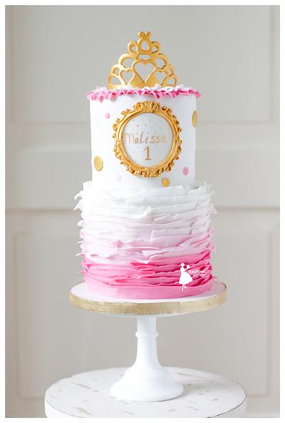 Girly pink cake - Cake by Taartjes van An (Anneke)
