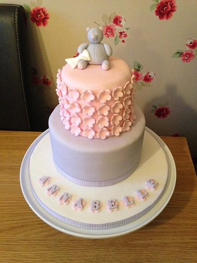 Annabelle's Christening Cake - Cake by Clairey's Cakery
