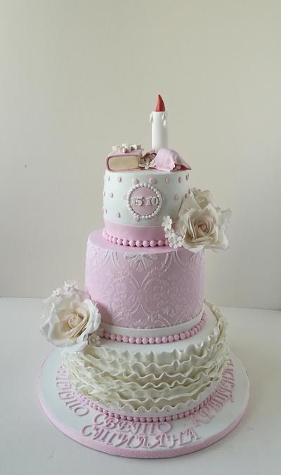 baptism cake - Cake by Dimi's sweet art