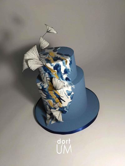 In blue... - Cake by dortUM
