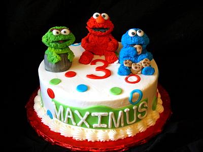 Sesame Street - Cake by BeckysSweets