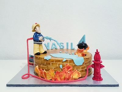 Fireman Sam - Cake by Josipa Bosnjak