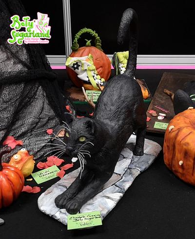 Salem the Cat - Sugar Witches - Cake by Bety'Sugarland by Elisabete Caseiro 
