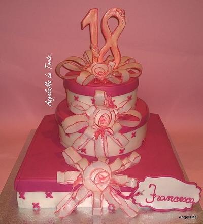 pink 18  - Cake by AngelaMa Le Torte
